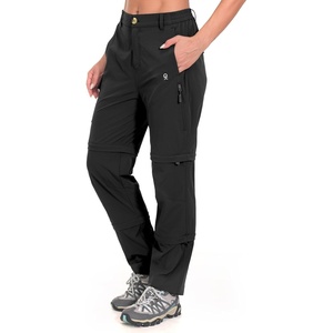 Little Donkey Andy Women’s Convertible Pants, 3 in 1 Zip Off Hiking Pants | 7 Pockets, Quick Dry Water Resistant Stretch, 3-in-1, Zip off 3 Legs, Sun Protection UPF 50+, for Outdoor, Hiking & Safari(Black)