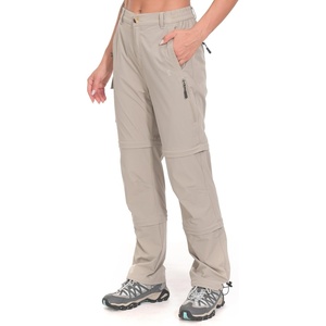 Little Donkey Andy Women’s Convertible Pants, 3 in 1 Zip Off Hiking Pants | 7 Pockets, Quick Dry Water Resistant Stretch, 3-in-1, Zip off 3 Legs, Sun Protection UPF 50+, for Outdoor, Hiking & Safari(Khaki)