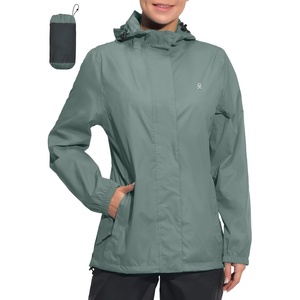 Little Donkey Andy Women’s Waterproof Hooded Rain Jacket Packable | Lightweight & Windproof Outer Windbreaker Ideal Outdoor Layer For Hiking, Travel, Fishing & Outdoor Activities(Pale Aqua)