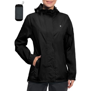 Little Donkey Andy Women’s Waterproof Hooded Rain Jacket Packable | Lightweight & Windproof Outer Windbreaker Ideal Outdoor Layer For Hiking, Travel, Fishing & Outdoor Activities(Black)