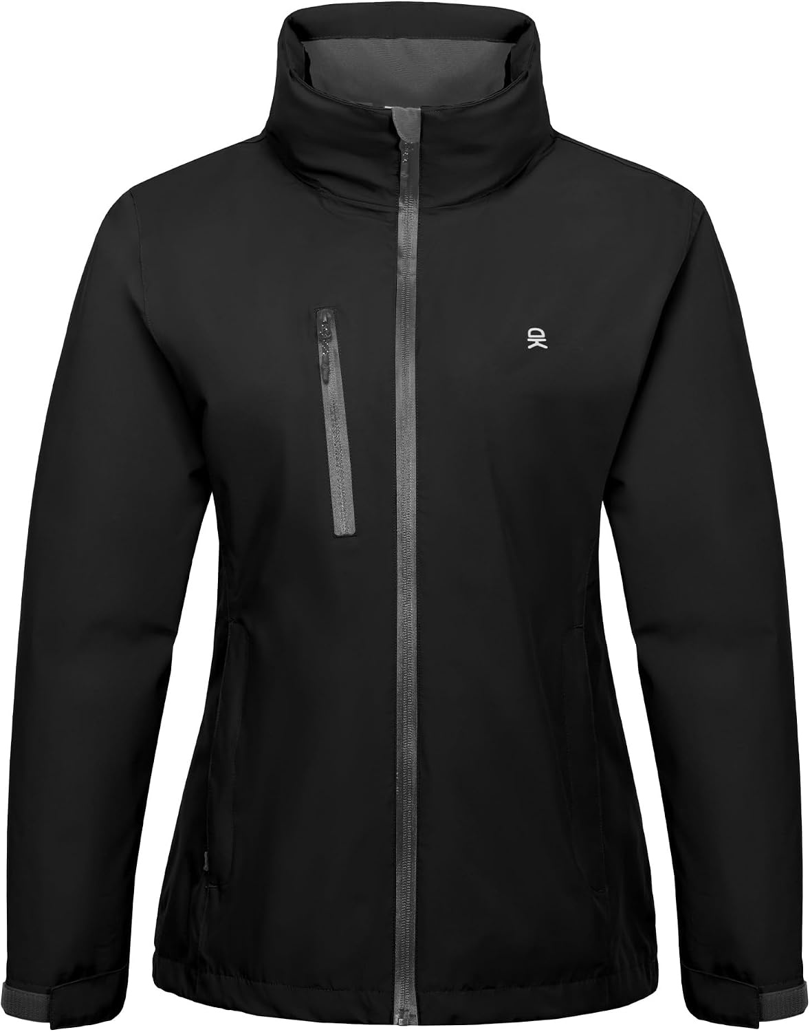 image:imageLittle Donkey Andy Womens Rain Jacket Packable Waterproof Raincoat HoodedBlack