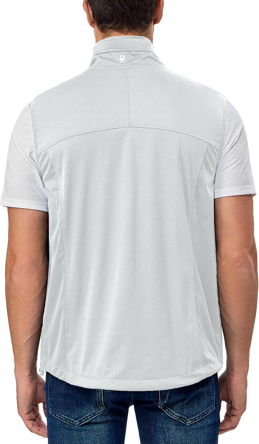 image:imageLittle Donkey Andy Mens Softshell Vest Lightweight Windproof Running GolfWhite
