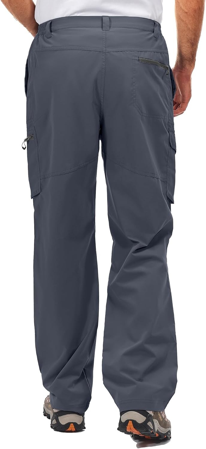 image:imageLittle Donkey Andy Mens Windproof Elasticity Hiking PantsSteel Gray