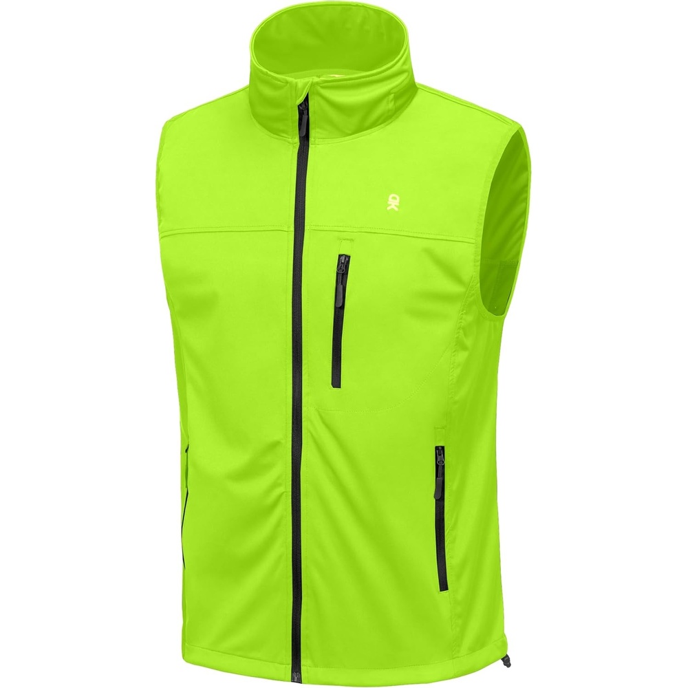 image:imageLittle Donkey Andy Mens Softshell Vest Lightweight Windproof Running GolfGreen