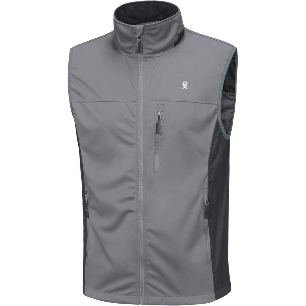 image:imageLittle Donkey Andy Mens Softshell Vest Lightweight Windproof Running GolfGrey