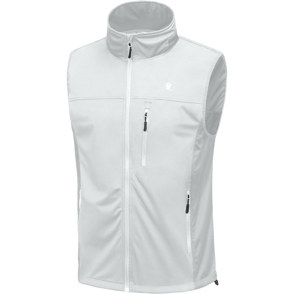 image:imageLittle Donkey Andy Mens Softshell Vest Lightweight Windproof Running GolfWhite