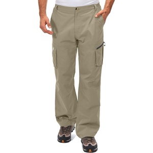 Little Donkey Andy Mens Windproof Elasticity Hiking Pants(Khaki)