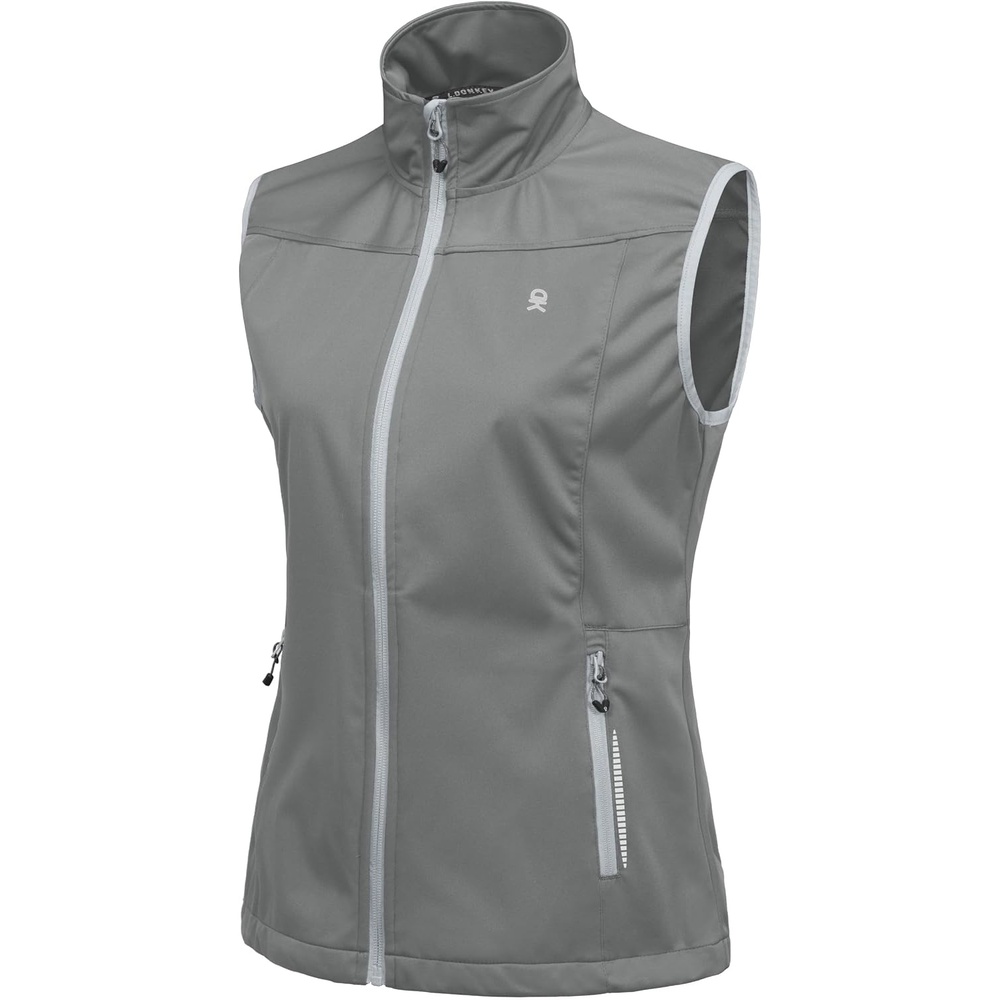 image:imageLittle Donkey Andy Womens Lightweight Softshell VestGrayreflective