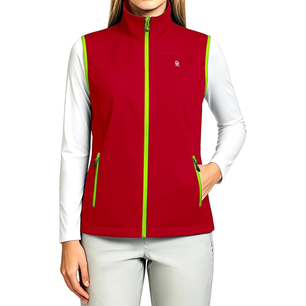 image:imageLittle Donkey Andy Womens Lightweight Softshell VestRed