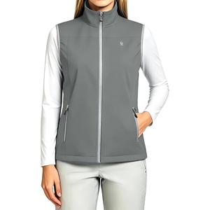 Little Donkey Andy Women’s Lightweight Softshell Vest(Gray)