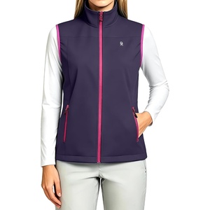 Little Donkey Andy Women’s Lightweight Softshell Vest(Purple)