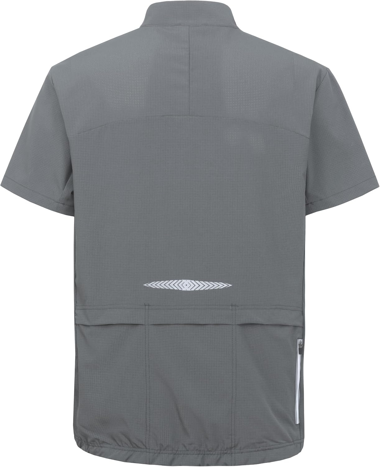 image:imageLittle Donkey Andy Mens Short Sleeve Cycling Jersey Quick Dry UPF 50Gray