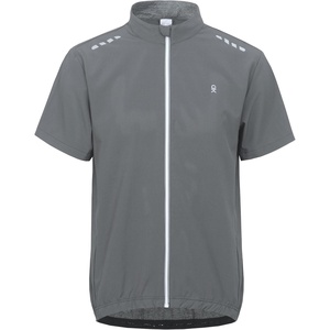 Little Donkey Andy Men’s Short Sleeve Cycling Jersey Quick Dry UPF 50+(Gray)