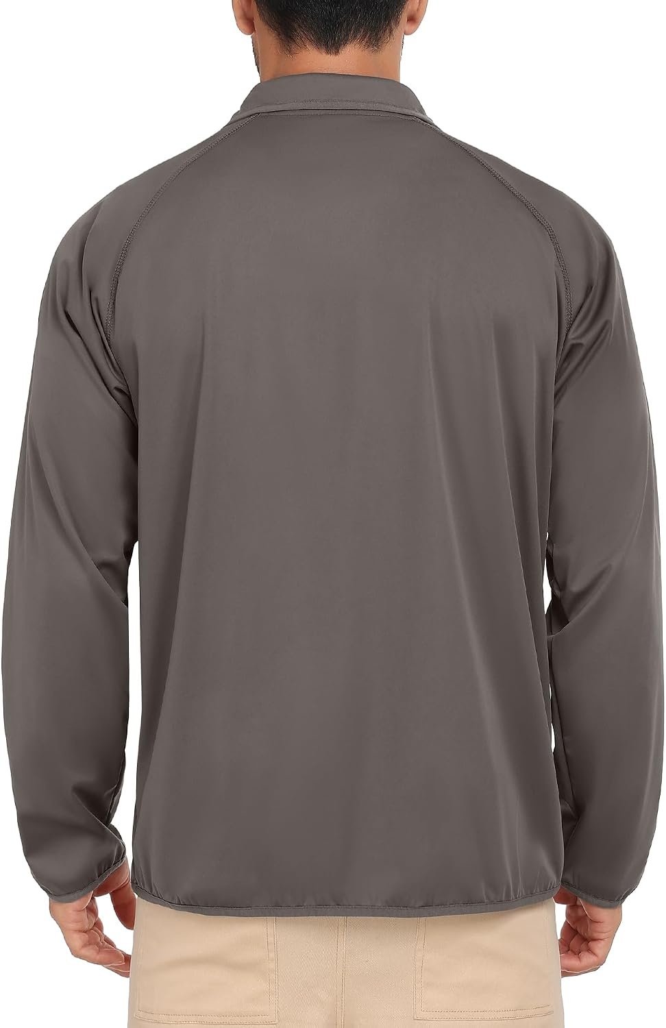image:imageLittle Donkey Andy Mens Golf Pullover Windbreaker Quarter Zip Golf JacketBaltic Amber