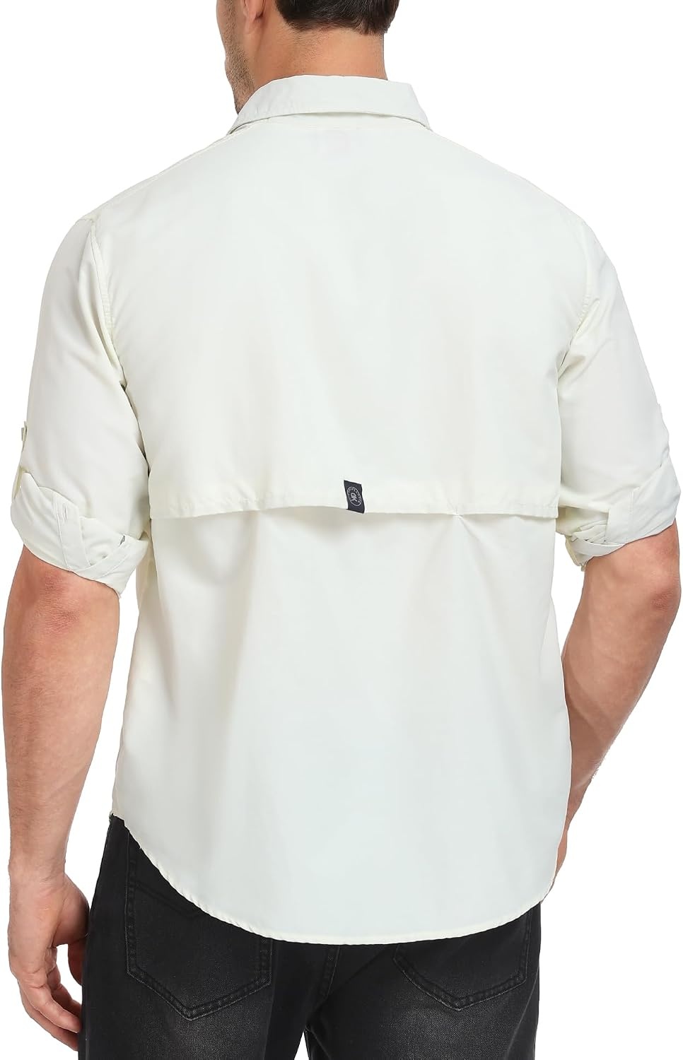 image:imageLittle Donkey Andy Mens Sun Protection Lightweight Hiking ShirtCream White