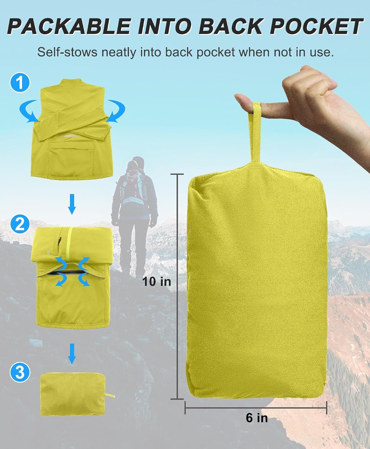 image:imageLittle Donkey Andy Womens Cycling Jackets Reflective Packable Biking JacketGreen