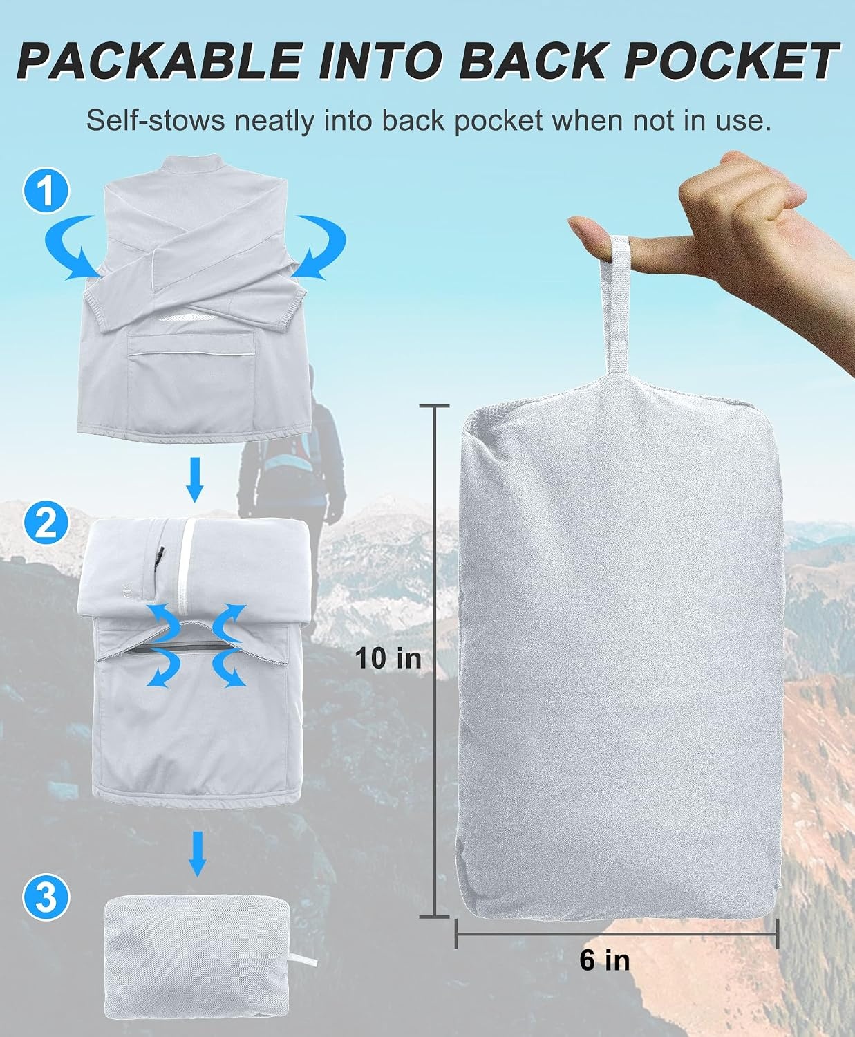 image:imageLittle Donkey Andy Womens Cycling Jackets Reflective Packable Biking JacketWhite