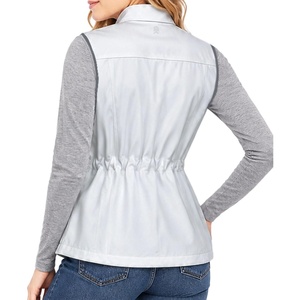 Little Donkey Andy Women’s Lightweight Softshell Vest(A-white)