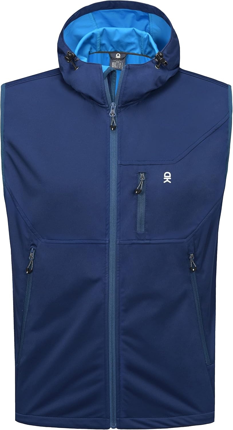 image:imageLittle Donkey Andy Mens Lightweight Golf Vest OuterwearHooded Blue