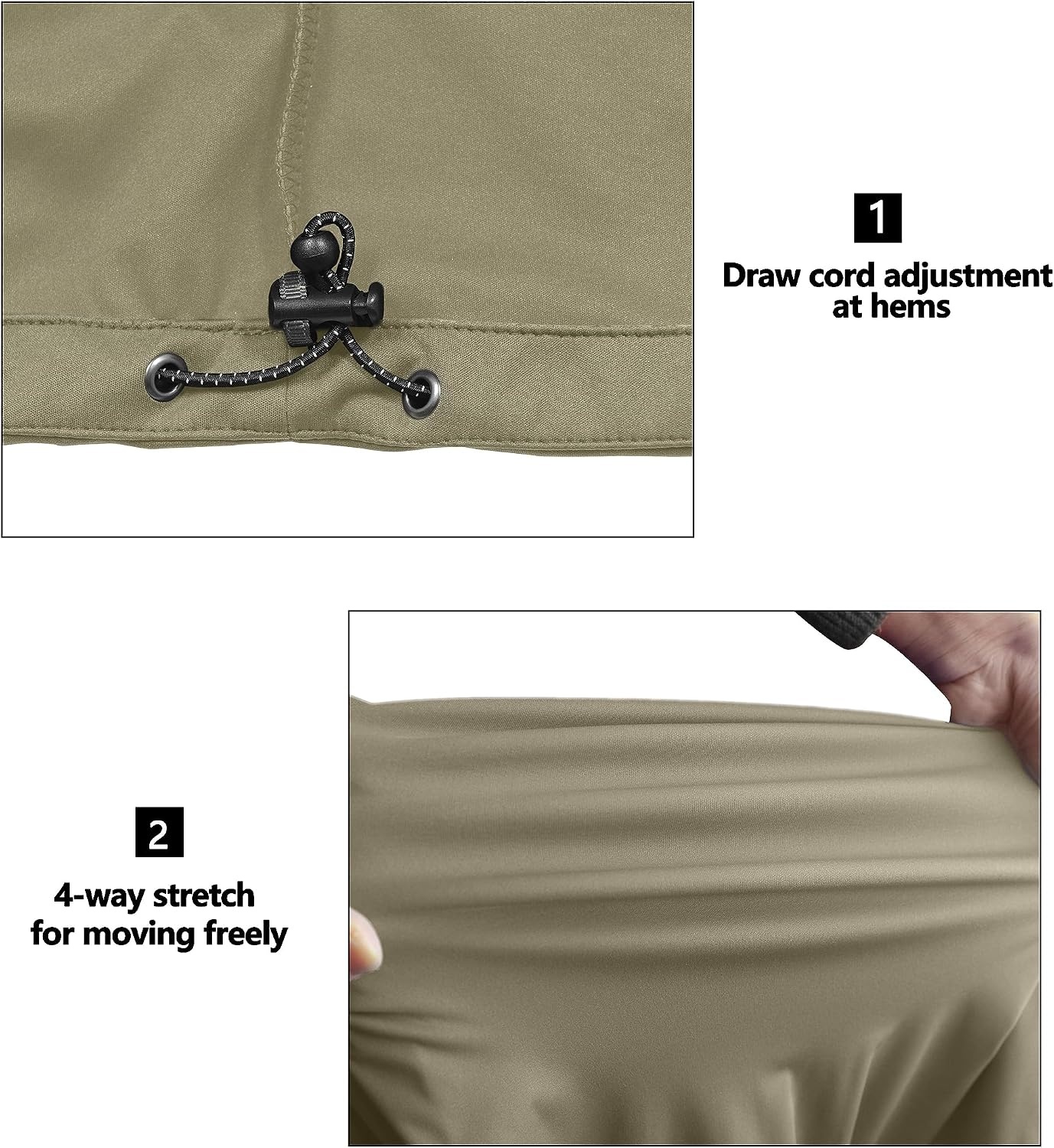 image:imageLittle Donkey Andy Mens Lightweight Golf Vest OuterwearNatural Khaki