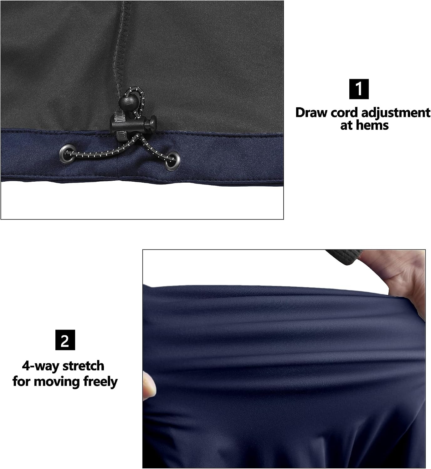 image:imageLittle Donkey Andy Mens Lightweight Golf Vest OuterwearNavy Blue