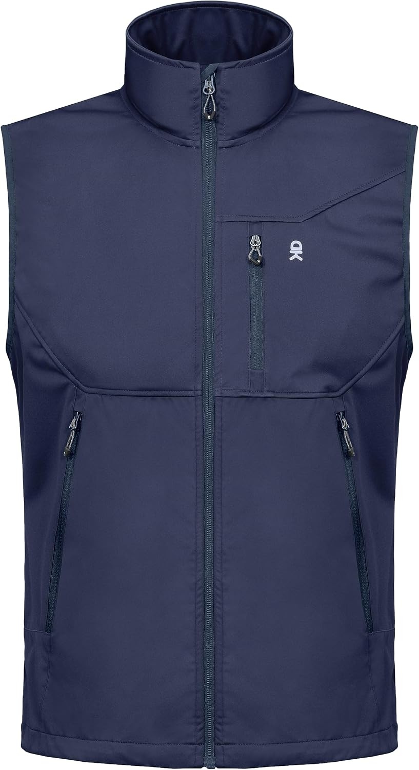 image:imageLittle Donkey Andy Mens Lightweight Golf Vest OuterwearNavy Blue