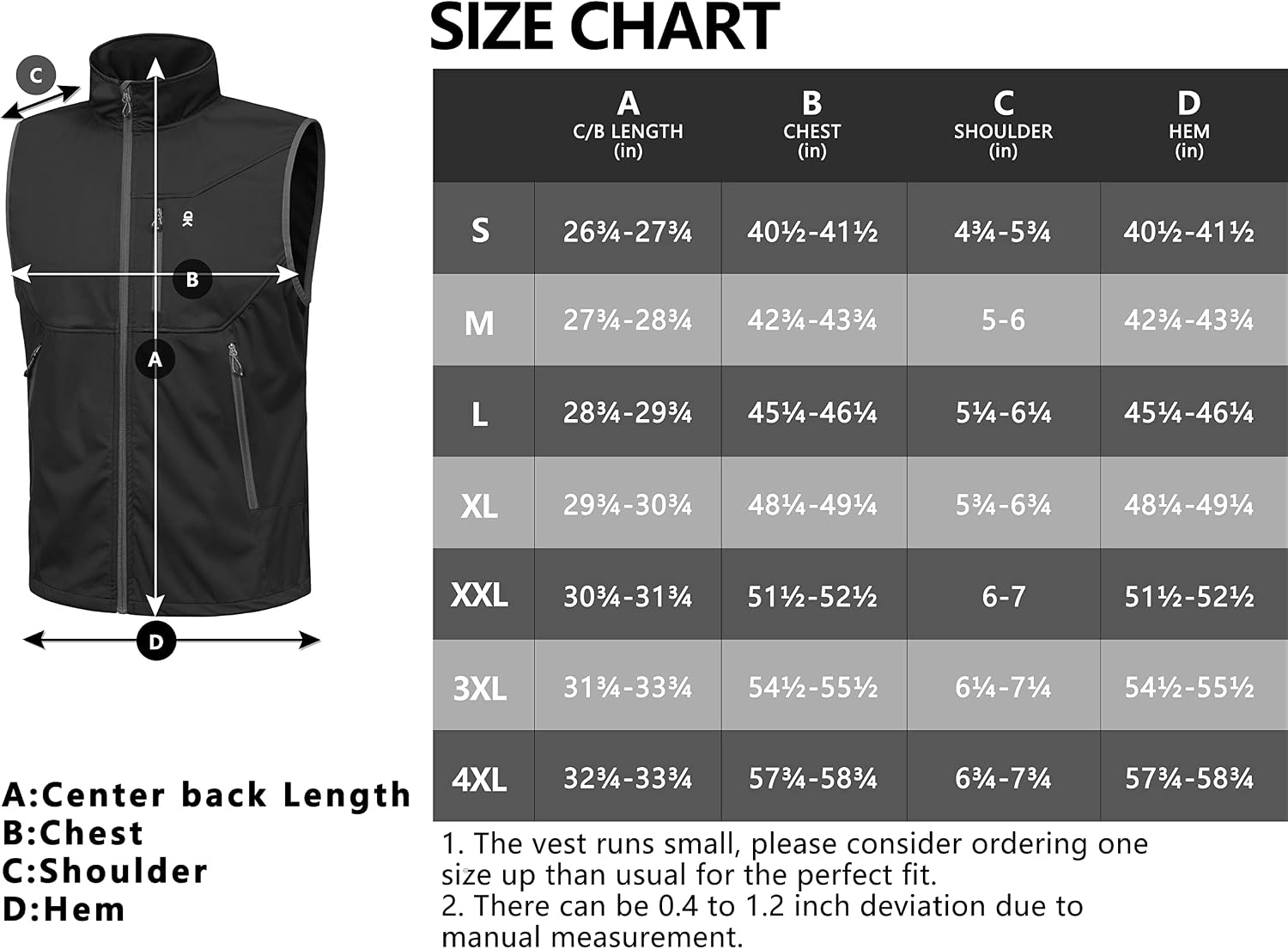 image:imageLittle Donkey Andy Mens Lightweight Golf Vest OuterwearReflective Black