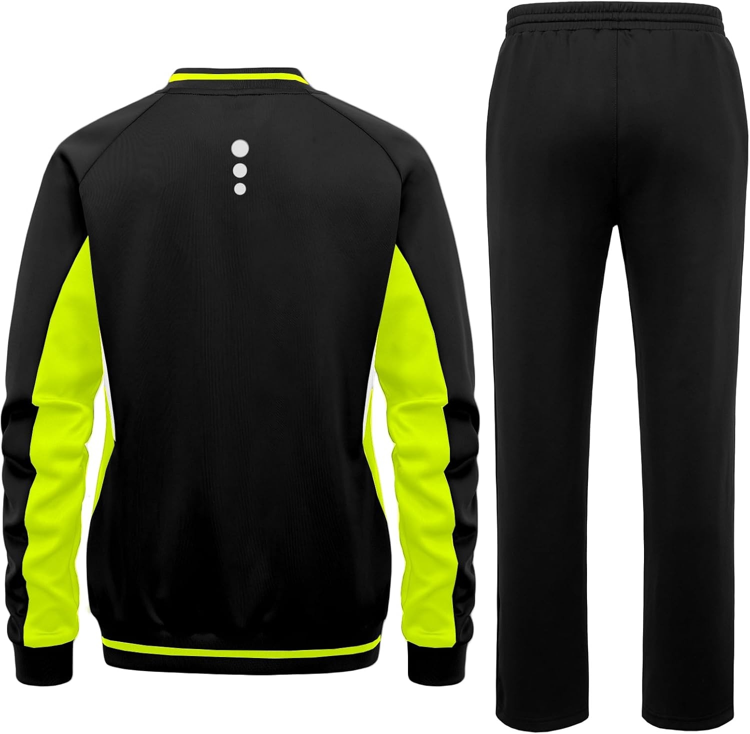 image:imageLittle Donkey Andy Womens Tracksuit 2 Piece Sweatsuit V Neck Pullover SetBlackgreen