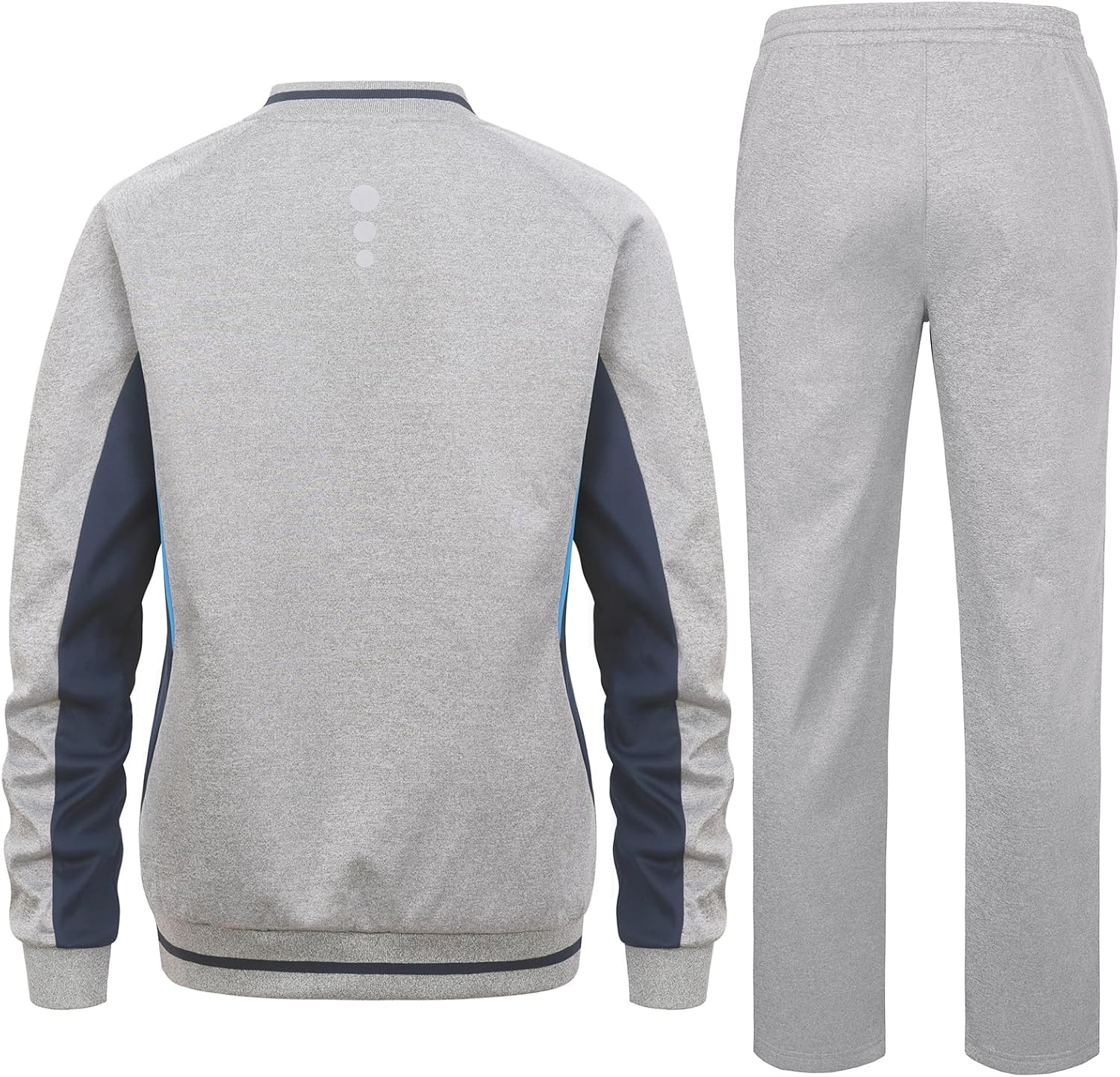 image:imageLittle Donkey Andy Womens Tracksuit 2 Piece Sweatsuit V Neck Pullover SetLight Graynavy
