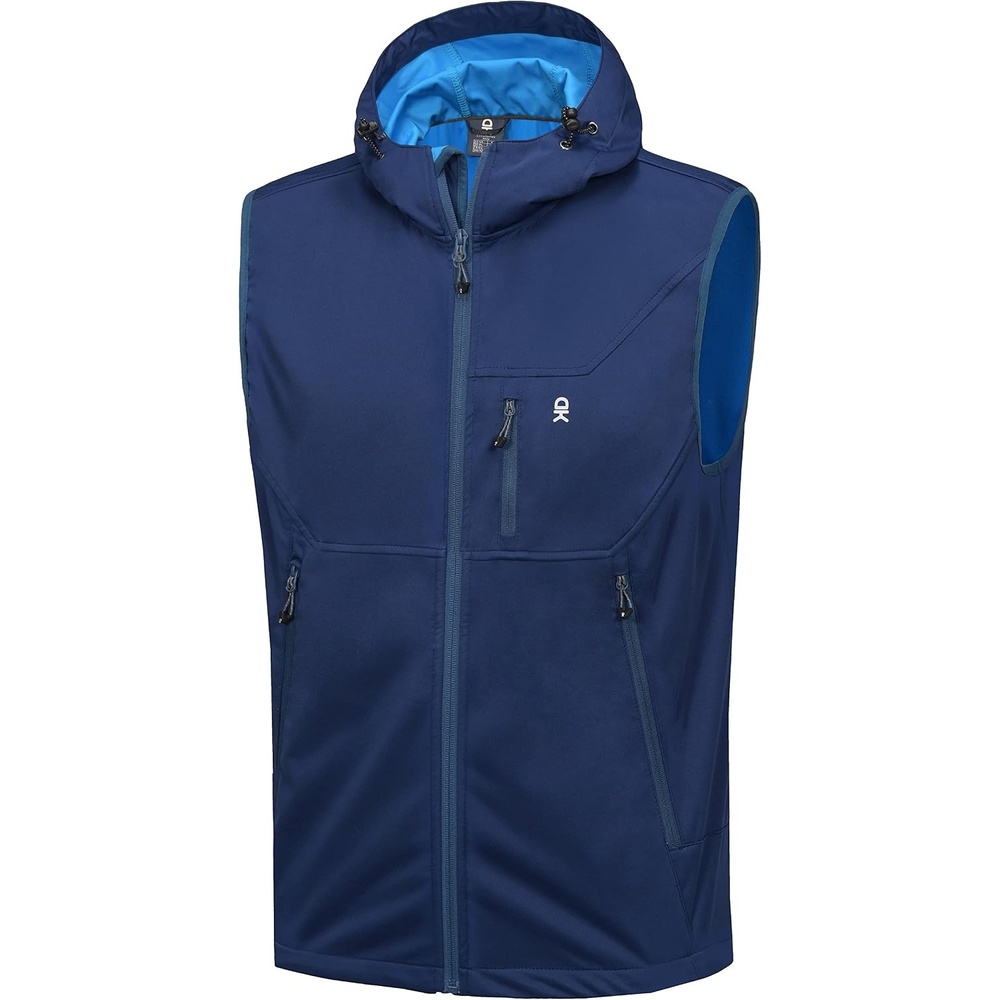 image:imageLittle Donkey Andy Mens Lightweight Golf Vest OuterwearHooded Blue