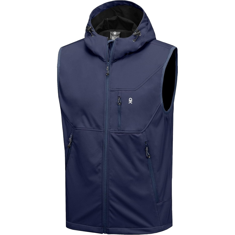image:imageLittle Donkey Andy Mens Lightweight Golf Vest OuterwearHooded Navy Blue