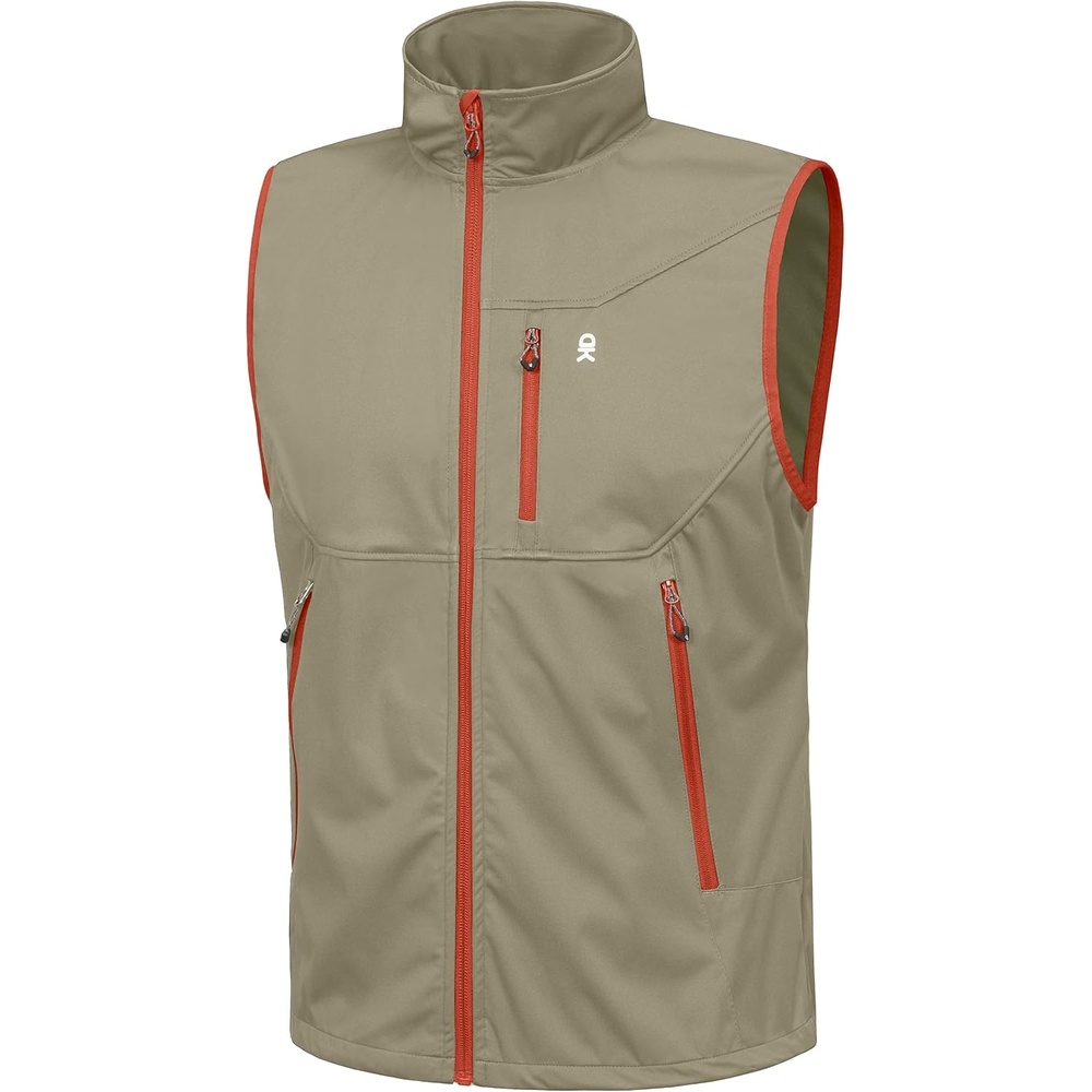 image:imageLittle Donkey Andy Mens Lightweight Golf Vest OuterwearKhaki
