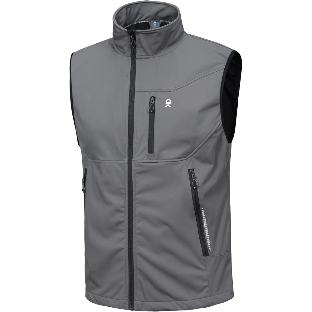 image:imageLittle Donkey Andy Mens Lightweight Golf Vest OuterwearReflective Gray